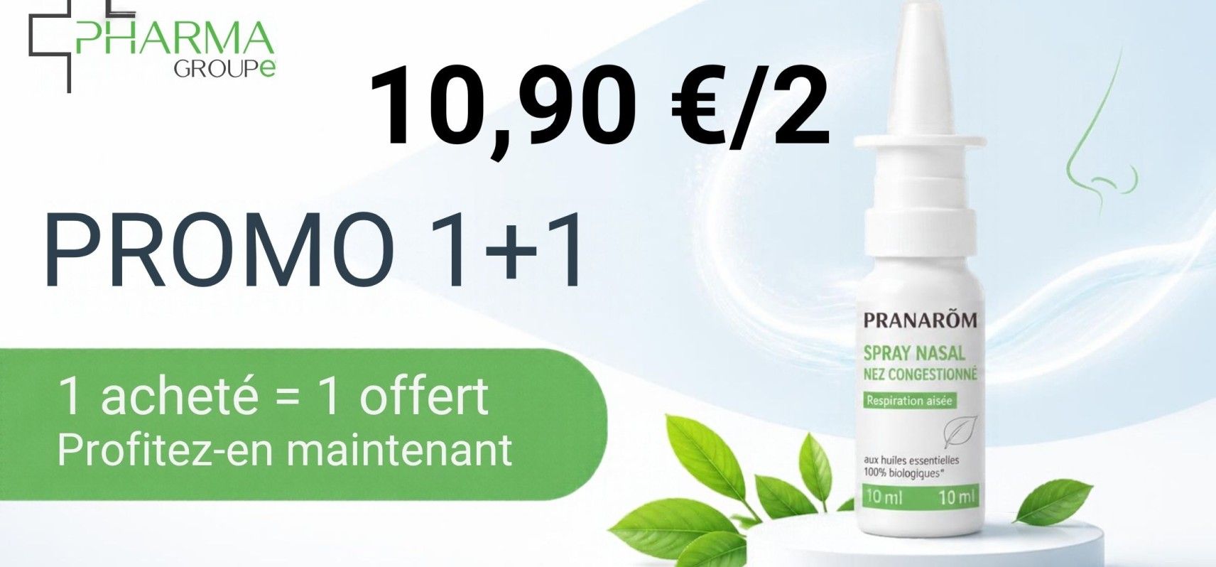 Offre 1+1 Pranarom spray nasal