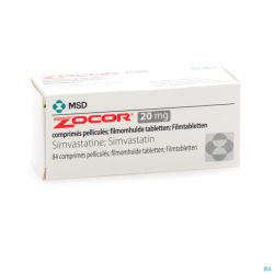 Zocor Tabl 84 X 20mg