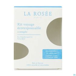 La Rosee Kit Voyage Ecoresponsable Pot 2+fl 2 Vide