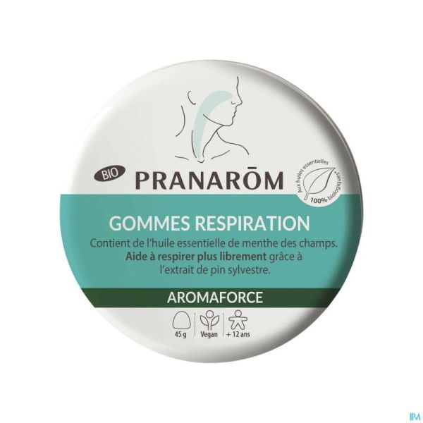 Aromaforce bio gommes respiration 45g