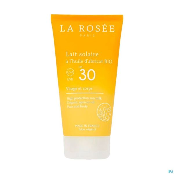 La Rosee Lait Solaire Huile Abricot Ip30 150ml